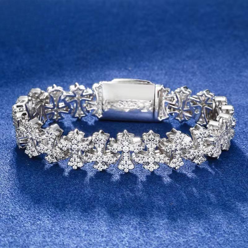 MOISSANITE BRACELET CROIX VVS