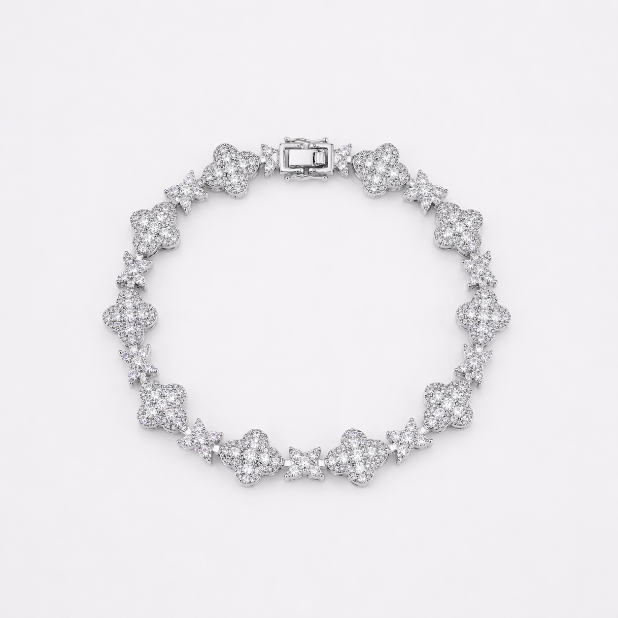 "Royal" moissanite bracelet - 10mm