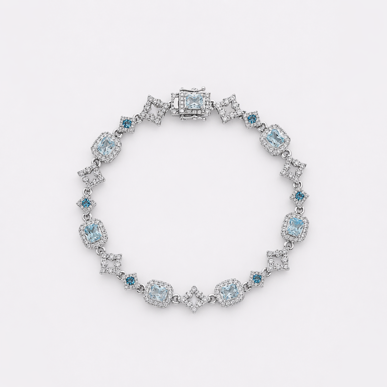 “Titan” moissanite bracelet – 14mm