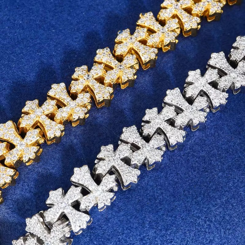 MOISSANITE BRACELET CROIX VVS