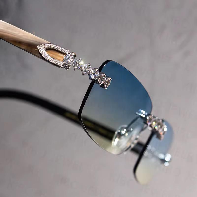 LUNETTES LXY BLUE MOISSANITE VVS