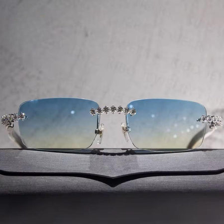 LUNETTES LXY BLUE MOISSANITE VVS