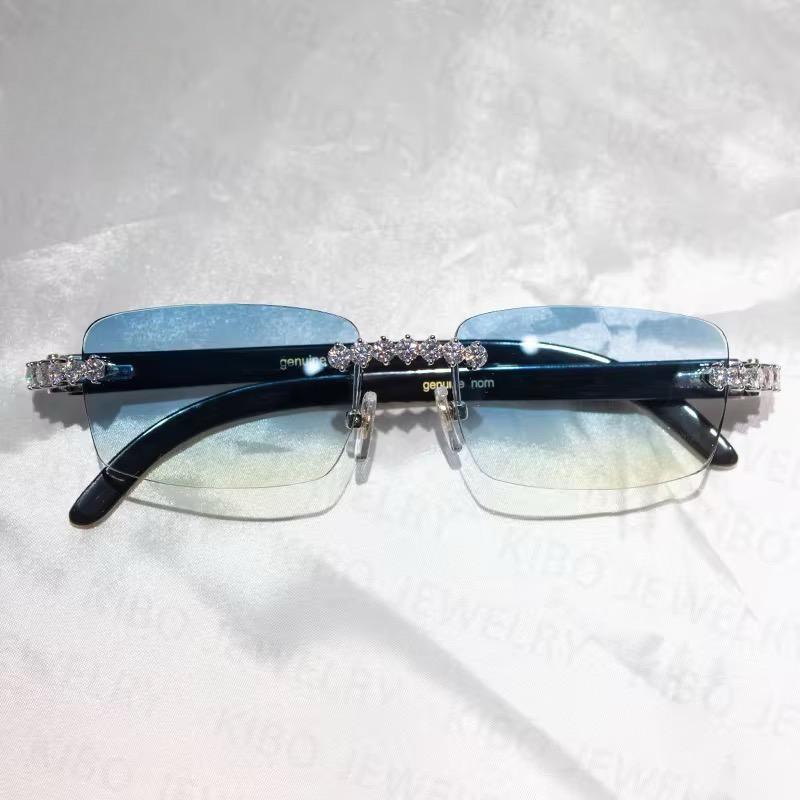 LUNETTES LXY BLUE MOISSANITE VVS