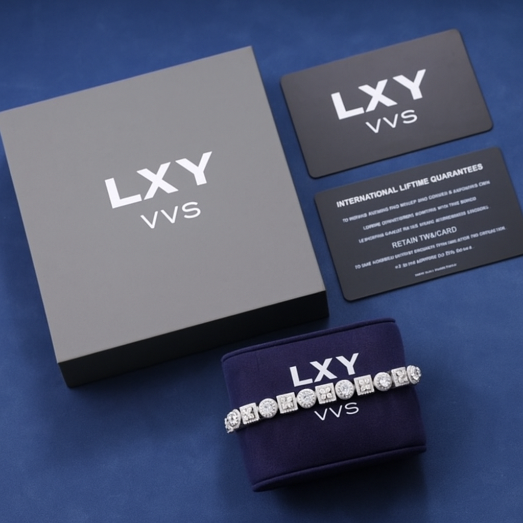 Bracelet "Astra" en moissanite - VVS1