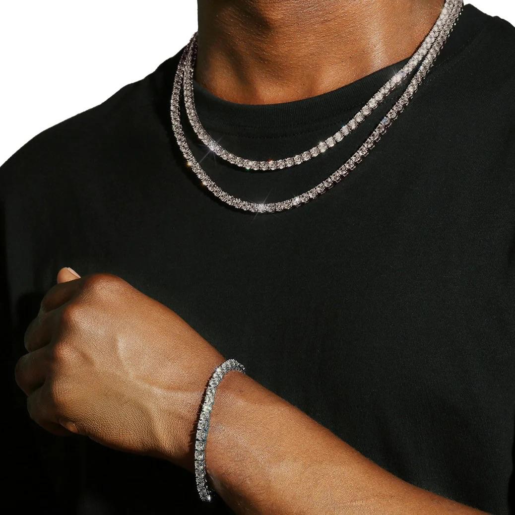 MOISSANITE CHAINE 5MM TENNIS - VVS1